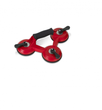 Ventuze Placi Ceramice - Ventuza tripla, pentru placi ceramice, Ø115MM, 100KG - RUBI-66904