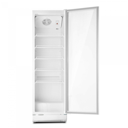 Vitrina frigorifica, capacitate 350 L, termostat reglabil, lumina LED, ventilatie, alba, LDK [2]