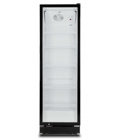 Vitrine frigorifice - Vitrina frigorifica, capacitate 350 L, termostat reglabil, lumina LED, ventilatie, negru, LDK
