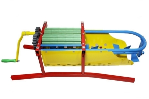 Zdrobitor de struguri manual cu desciorchinator,GF 1437,Cuva INOX,Capacitate 20L [3]
