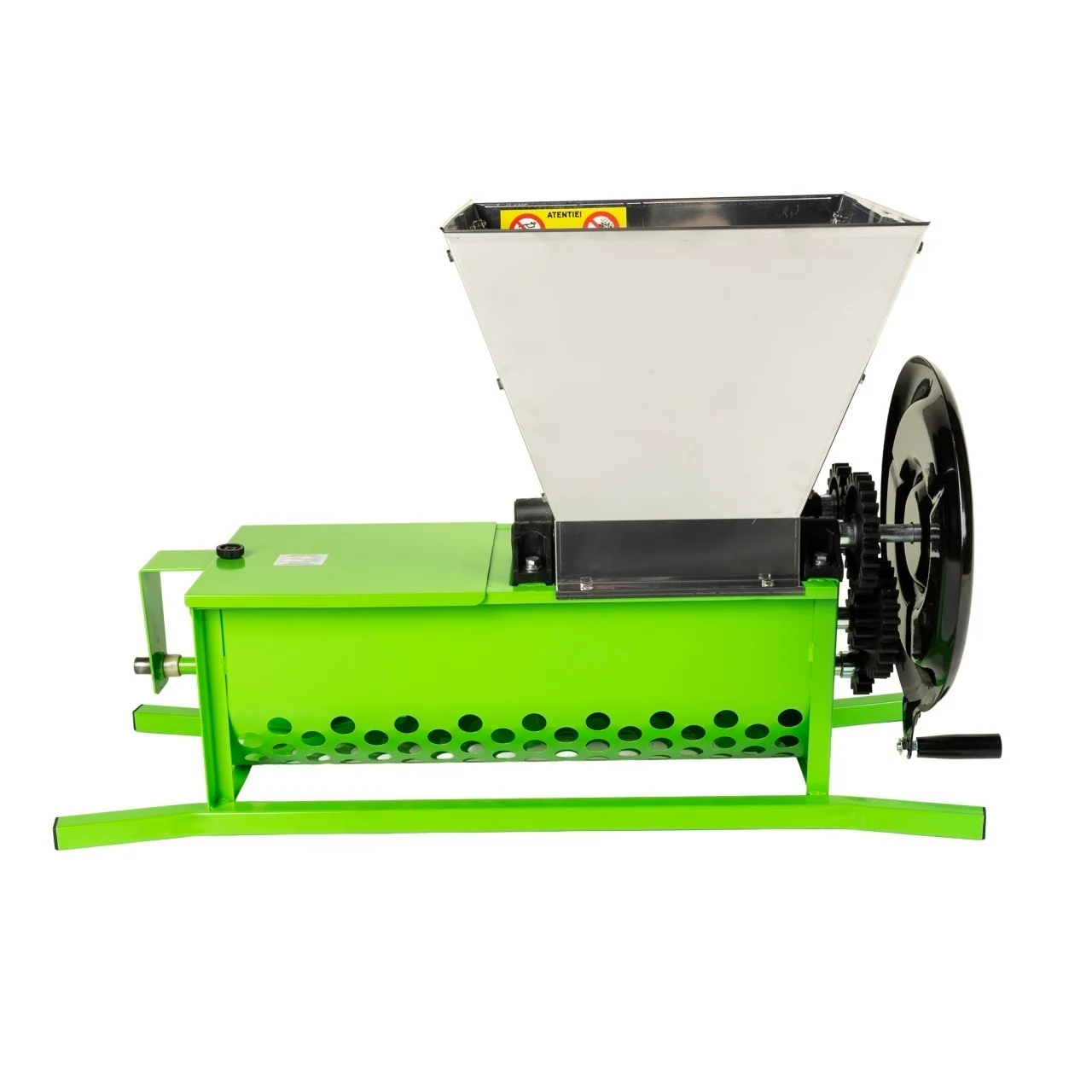 Zdrobitor de struguri manual cu desciorchinator, capacitate 30 L, productie 600 Kg/h,  Micul Fermier [3]