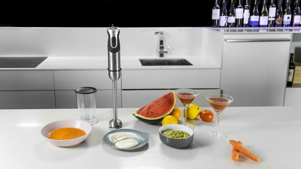 Blender de mana Cecotec Powerful Titanium 1000, 1000 W, 21 viteze+Turbo, lama din titan, SoftTouch [7]