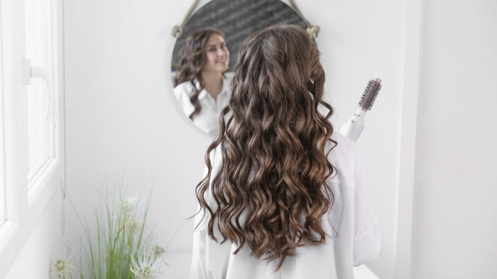 Set Perie rotativa cu 5 capete Cecotec Bamba CeramicCare 5in1Gyro Ceramica, Perie pentru indreptat parul , Perie electrica, Ondulator par [4]