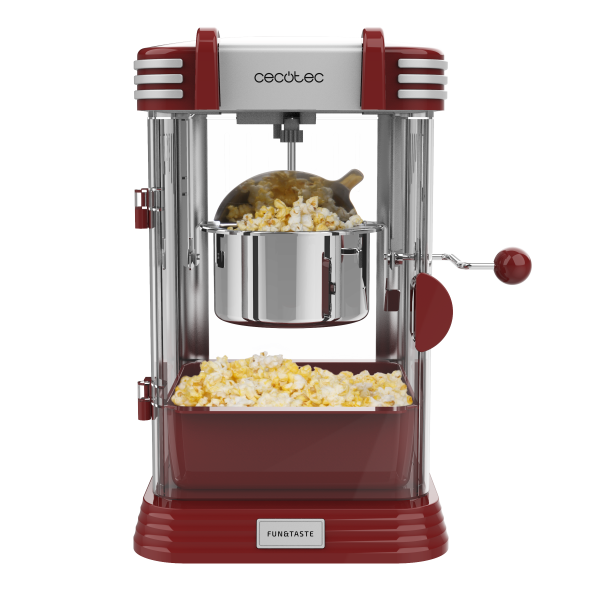 Aparat pentru popcorn, Cecotec Fun&Taste P´Corn Classic, 300W, inox, lumina interna [1]
