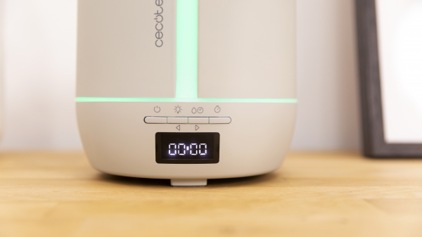 Difuzor aroma cu Ultrasunete Smart Cecotec PureAroma 550 Connected, control din Smartphone, 7 culori LED, boxa incorporata - Gri [8]