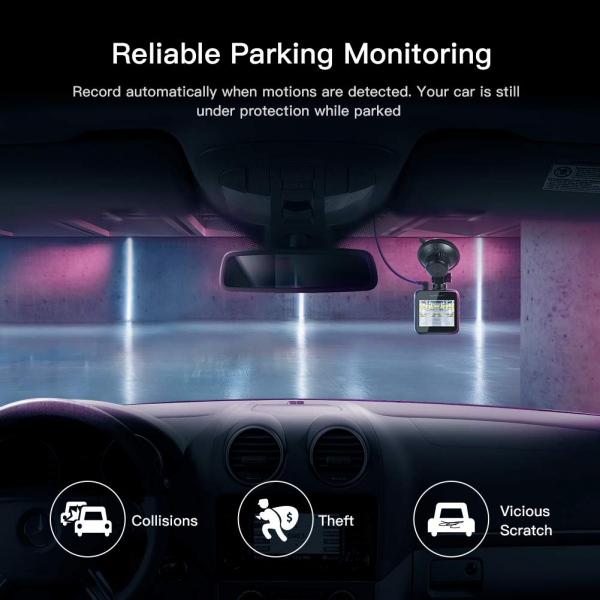 Camera auto DVR Apeman C420, Full HD, Unghi 170 grade G-Sensor, Mod parcare, Filmare in bucla [6]