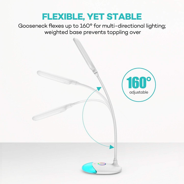 Lampa de birou LED TaoTronics TT-DL070 control Touch, Protectie ochi, 7W, Acumulator incorporat [3]