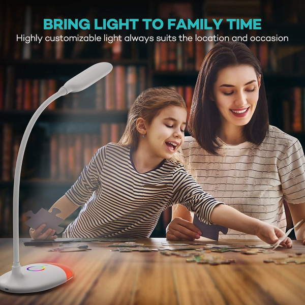 Lampa de birou LED TaoTronics TT-DL070 control Touch, Protectie ochi, 7W, Acumulator incorporat [5]