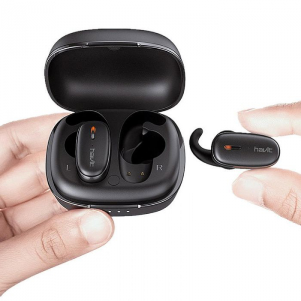 Casti audio In-Ear Havit I91, True Wireless, Bluetooth 5.0,  TWS, negru [7]