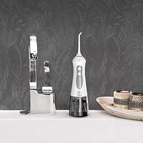 Irigator bucal Anjou Flosser AJ-PCA026, 300ml, 3 programe, 3 capete [12]