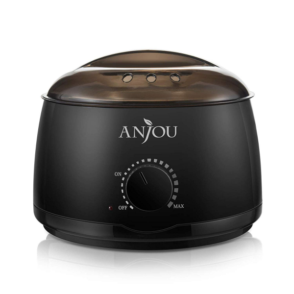 Kit Epilare Anjou AJ-PCA010 Incalzitor ceara profesional, 400g ceara, 4 arome, set spatule din lemn [2]