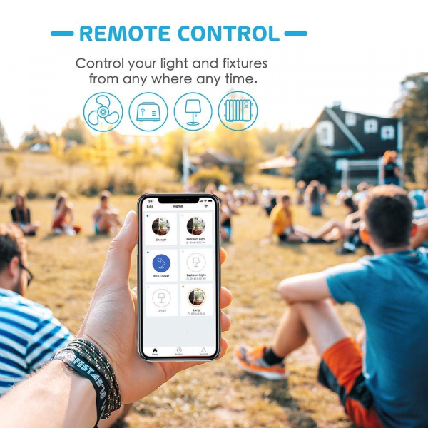 Prelungitor smart WiFi Meross MSS425F , 3 Prize, 4 x USB, Cablu 1.8m, Alexa, Google Assistant [8]