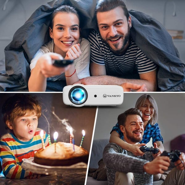 Videoproiector Vankyo  Leisure 430, 4000 Lumeni, LED, HDMI, SD, AV, VGA, USB, Geanta de transport, Telecomanda, Cablu HDMI [7]