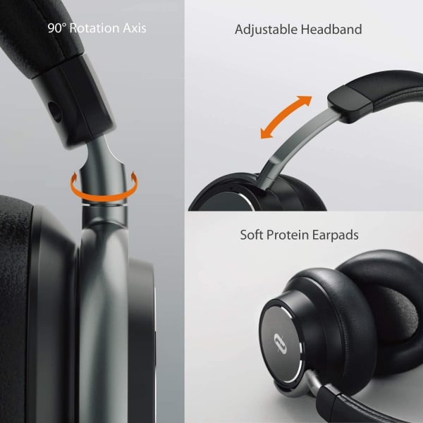 Casti audio TaoTronics TT-BH046, Hybrid Noise canceling, Bluetooth 5.0, True Wireless, cVc 6.0, Bas puternic si clar - Resigilat [2]