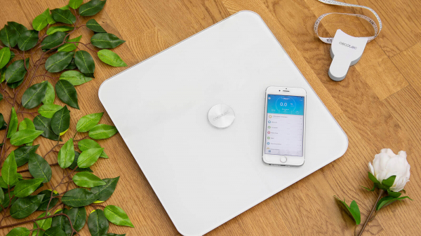 Cantar corporal Smart Cecotec Surface Precision 9600, Display LED, 10 valori masurate, BMI, Alb [6]