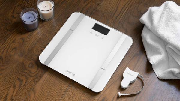 Cantar corporal Smart Cecotec Surface Precision 9400, Display LED, 10 valori masurate, Alb [2]
