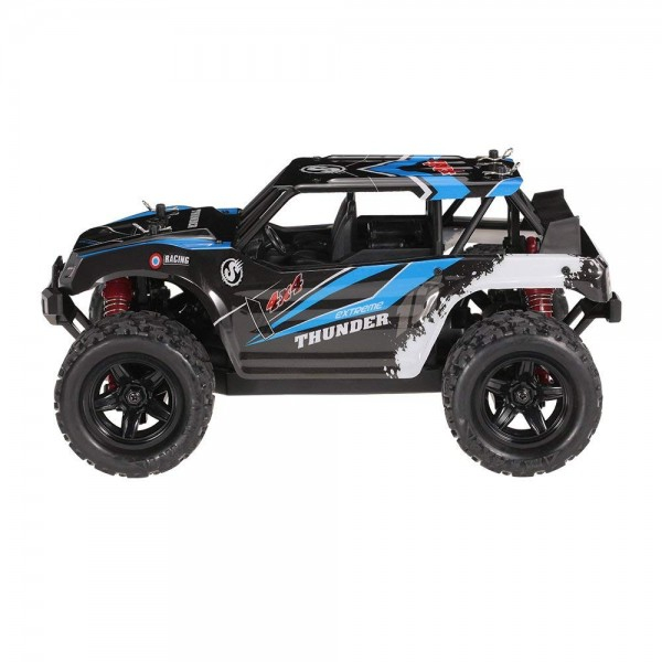 Masina cu Telecomanda Linxtech HS18311 Monster Truck de mare viteza, Off-Road Racing Tractiune 4X4, 36Km/h Scala 1:18 - Albastru [4]
