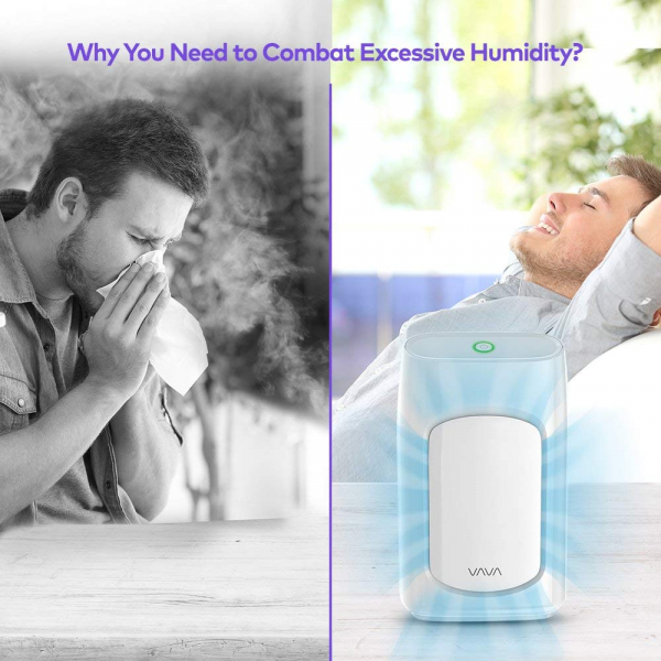 Dezumidificator VAVA EE009 rezervor 800ml, 21W, siletios [5]