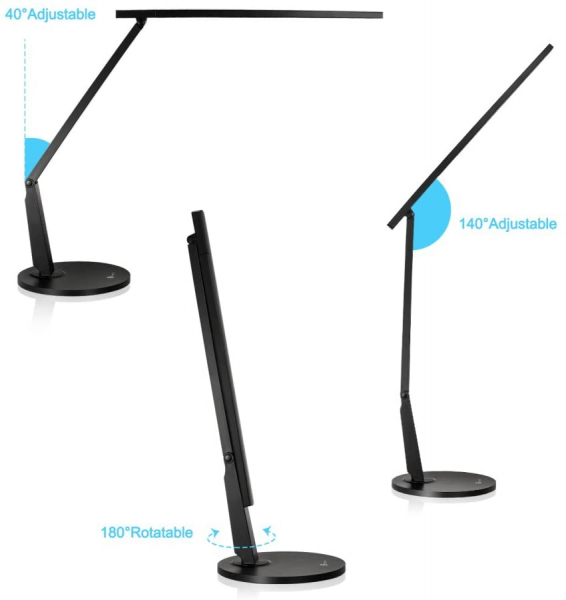 Lampa de birou cu LED TaoTronics TT-DL10, incarcare USB, 4 culori de lumina, 600 lumeni [6]