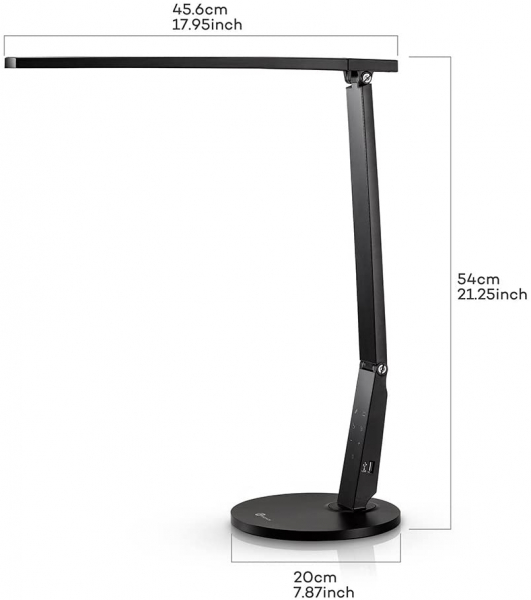 Lampa de birou cu LED TaoTronics TT-DL10, incarcare USB, 4 culori de lumina, 600 lumeni [7]