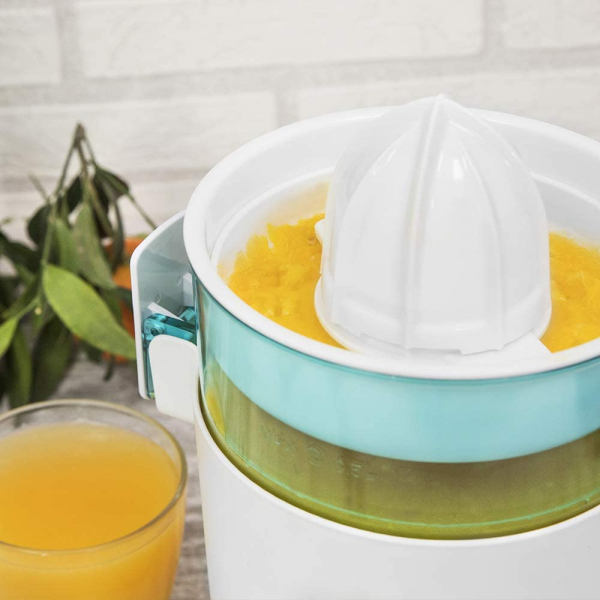 Storcator de citrice Cecotec Zitrus TowerAdjust Easy, 350W filtru pulpa reglabil, BPA free, Alb [2]