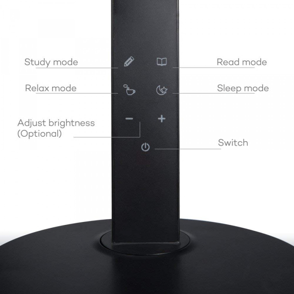 Lampa de birou cu LED TaoTronics TT-DL10, incarcare USB, 4 culori de lumina, 600 lumeni [2]