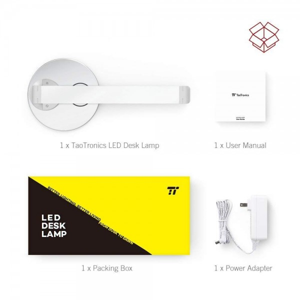 Lampa de birou LED TaoTronics TT-DL044, protectie ochi, control touch, Incarcare Telefon Wireles si USB [6]