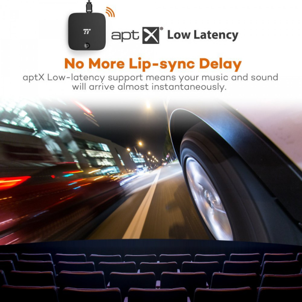 Transmitator si Receptor Audio Bluetooth TaoTronics TT-BA09 Portabil, Bluetooth 4.1, aptX, Cablu Optic & Jack 3.5mm [6]