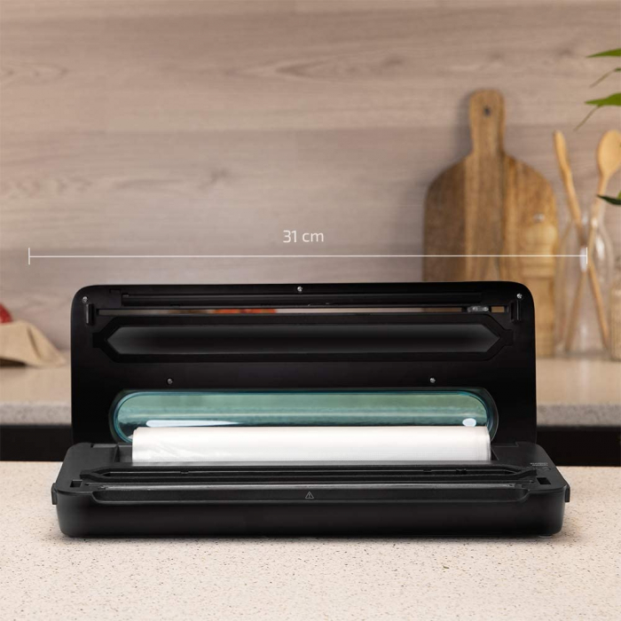 Aparat de vidat si sigilat alimente SealVac 120 SteelCut, putere 120 W, latime 31 cm,Taiere folie, vidare umeda/uscata, vidare caserole,  - Resigilat [7]