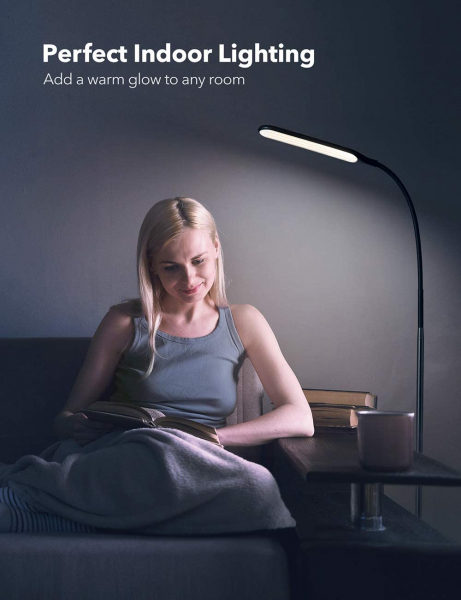 Lampa de podea LED TaoTronics TT-DL072, ajustabile 4 culori de culoare, 4 niveluri de luminozitate [4]