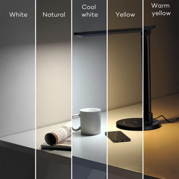 Lampa de birou LED TaoTronics TT DL13 control Touch, 5 moduri, Protectie Ochi -.Negru [7]