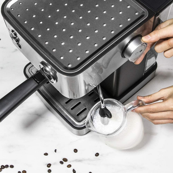 Espressor profesional Cecotec Power Espresso 20 Professionale, 850 W, 20 bar, 1.5 l, indicator luminos [5]