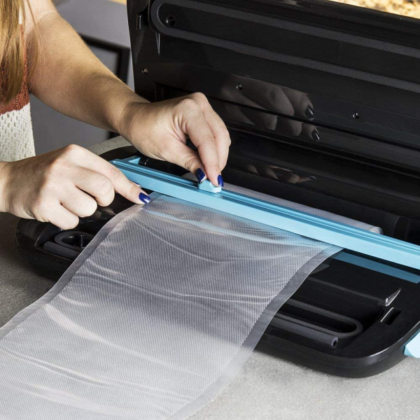 Set folie pentru vidare Cecotec, 20 x 600, pentru aparat de vidat FoodCare 600 Easy, 2 bucati [7]