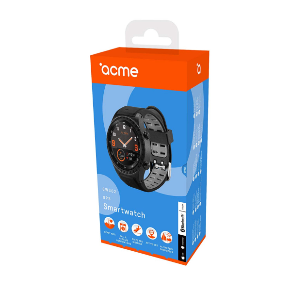 Ceas smartwatch Acme SW302, HR, GPS, Black [8]