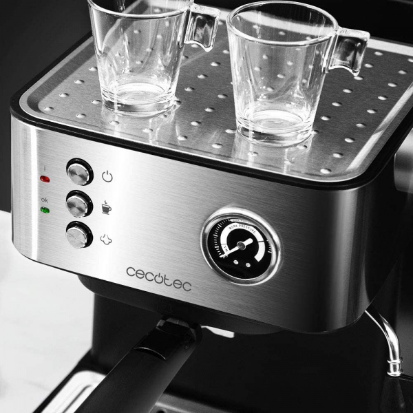 Espressor profesional Cecotec Power Espresso 20 Professionale, 850 W, 20 bar, 1.5 l, indicator luminos [6]