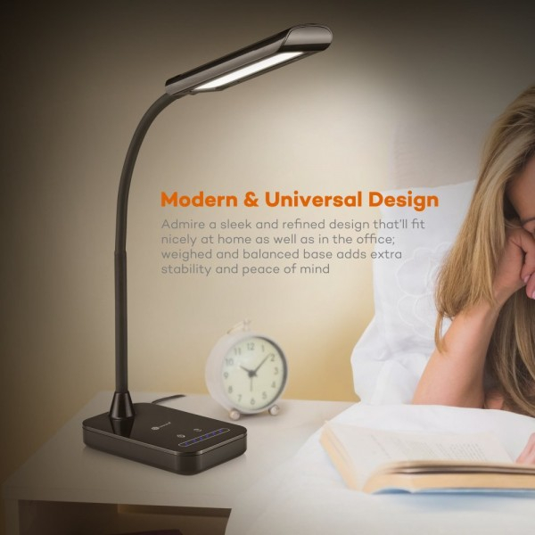 Lampa de birou LED TaoTronics TT-DL11 control Touch, 5 moduri, protectie ochi, 7W [8]