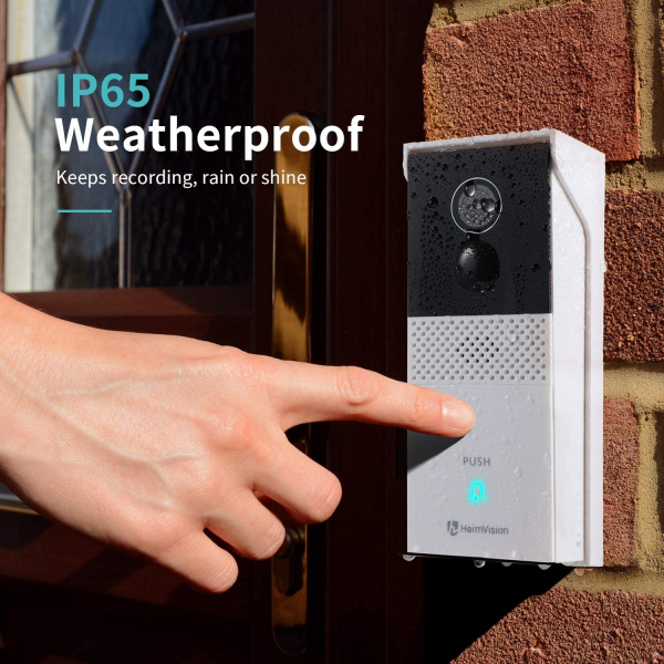 Interfon Smart cu camera HeimVision HMB1, Wireless, 1080P HD, Motion Detection, Convorbire bidirectionala, unghi larg, Control aplicatie [8]