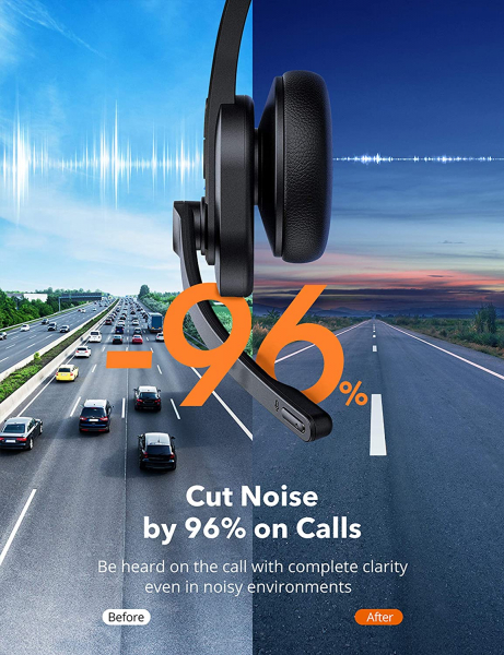 Casti wifi TaoTronics TT-BH041, Microfon, AI Noise Cancelling, Call Center, Bluetooth 5.0, functionare 34 ore, USB Bluetooth Dongle inclus [10]