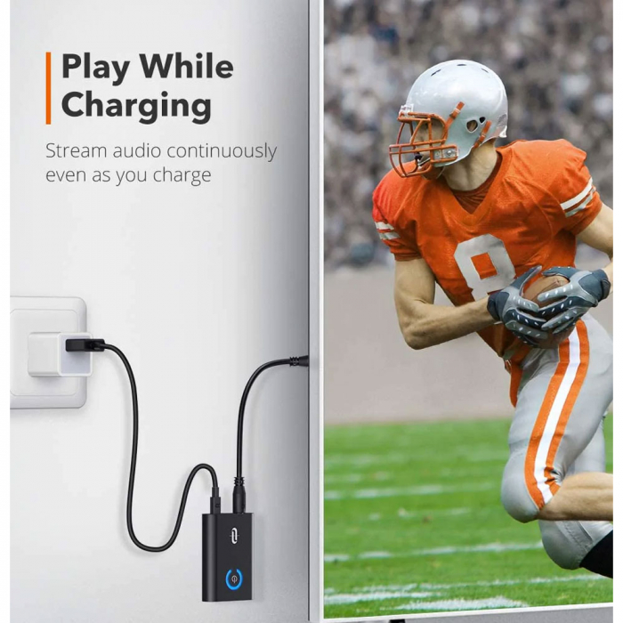 Adaptor Bluetooth Transmitator si Receptor Audio 2 in 1 TaoTronics TT-BA015, Bluetooth 5.0, conectare 2 casti simultan [7]