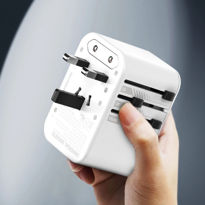 Adaptor priza international GaN LDNIO Z8, 1XUSB, 2XUSB-C, Incarcare rapida, 45W [6]