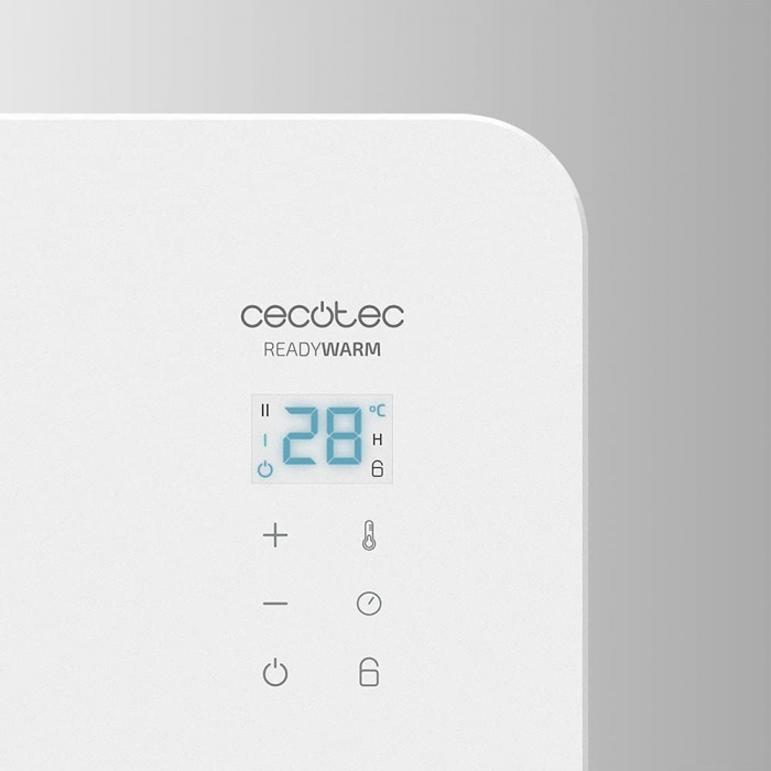 Convector Electric panou de sticla Cecotec Ready Warm 6750 Crystal Smart, Wifi, 2000 W, 20 m2, control aplicatie [6]
