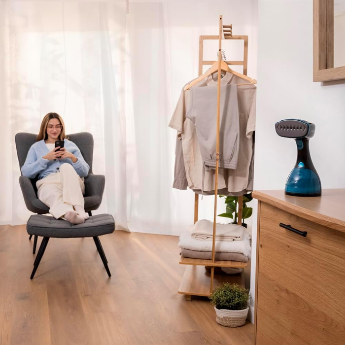 Aparat de calcat vertical cu aburi Cecotec IronHero 1800 Ultimate, 1800W, debit continu abur 28g/min, 2 moduri [10]