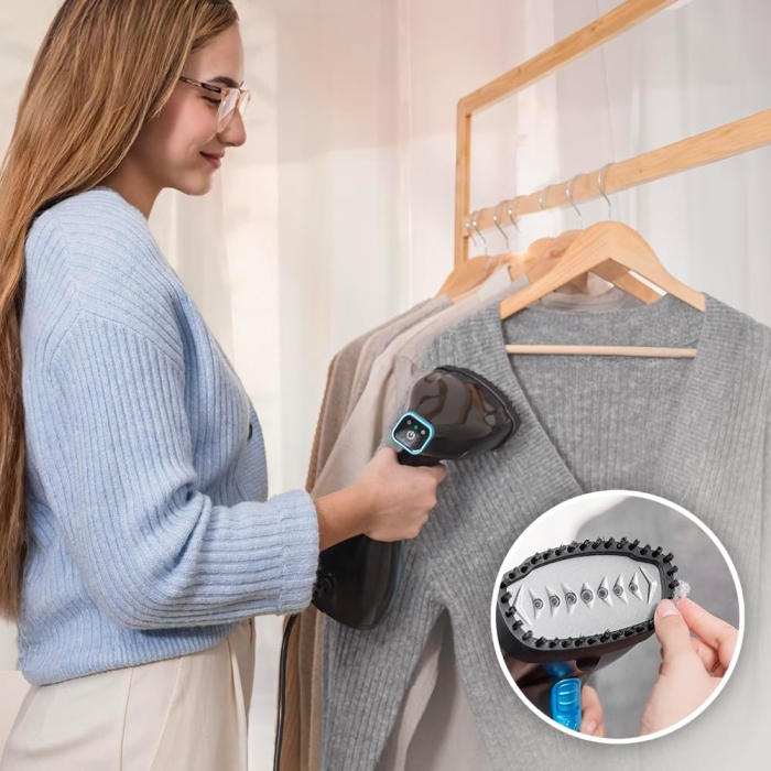 Aparat de calcat vertical cu aburi Cecotec IronHero 1800 Ultimate, 1800W, debit continu abur 28g/min, 2 moduri [11]