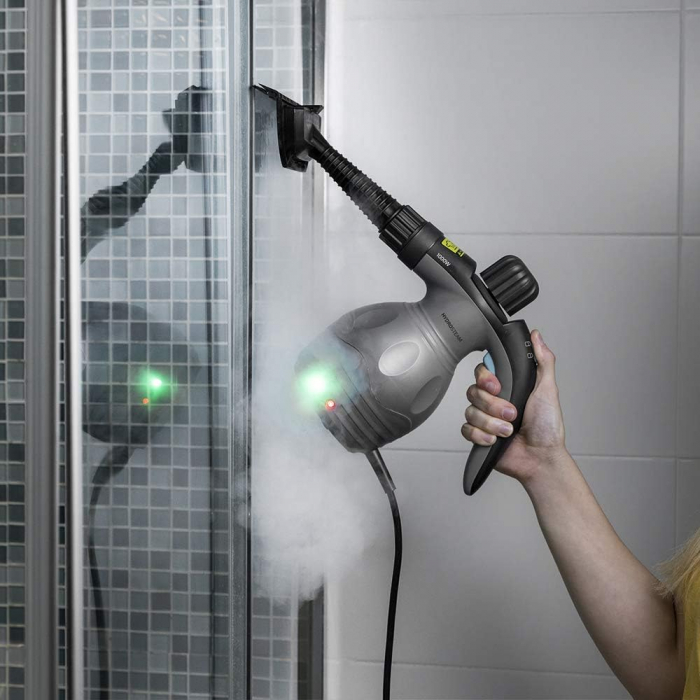 Aparat de curatat cu abur Cecotec HydroSteam 1030 Active, presiune maxima 3 bari, putere 1000W, Debit de abur 30g/min [6]