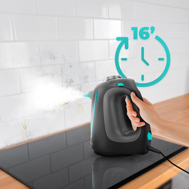 Aparat de curatat cu abur Cecotec Hydrosteam 1300 Rapid Max, 3 bari, 16 accesorii, putere 1350W, Debit de abur 32g/min [6]