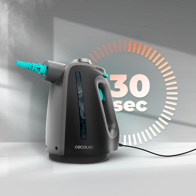 Aparat de curatat cu abur Cecotec Hydrosteam 1300 Rapid Max, 3 bari, 16 accesorii, putere 1350W, Debit de abur 32g/min [3]