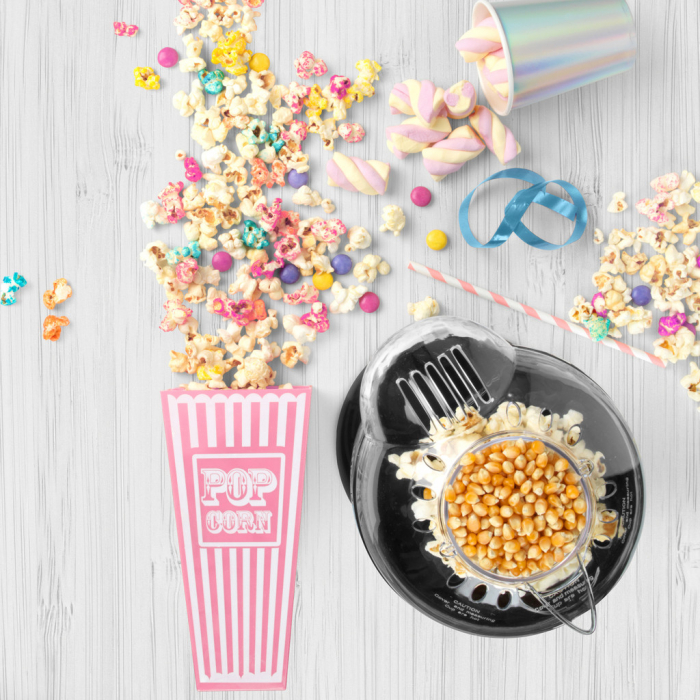 Aparat popcorn cu aer cald Petra, 1200 W, design retro, verde antiq [4]