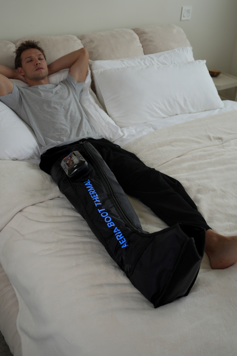Aparat de masaj pentru picioare RENPHO Aeria Boot Thermal R-WML01, compresie aer 360°, incalzire, acumulator reincarcabil, 8 moduri, 8 intensitati, negru [3]