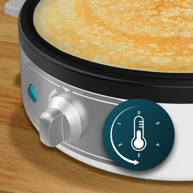 Aparat pentru preparat clatite Cecotec Fun Crepera,1200W, placa antiaderenta, 30,5cm [6]