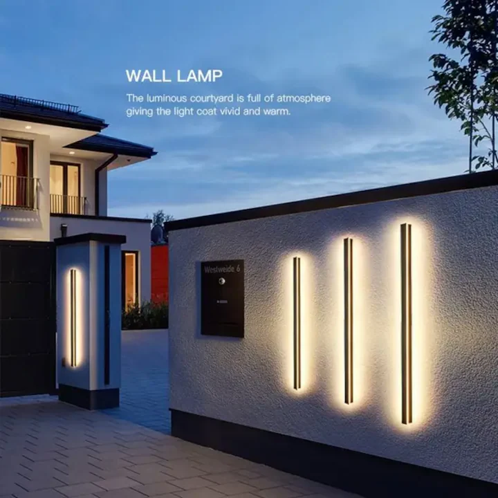 Aplica de perete LED Rovo 2835-120, Exterior/Interior, 120CM, 36W, Lumina calda, IP65 [11]